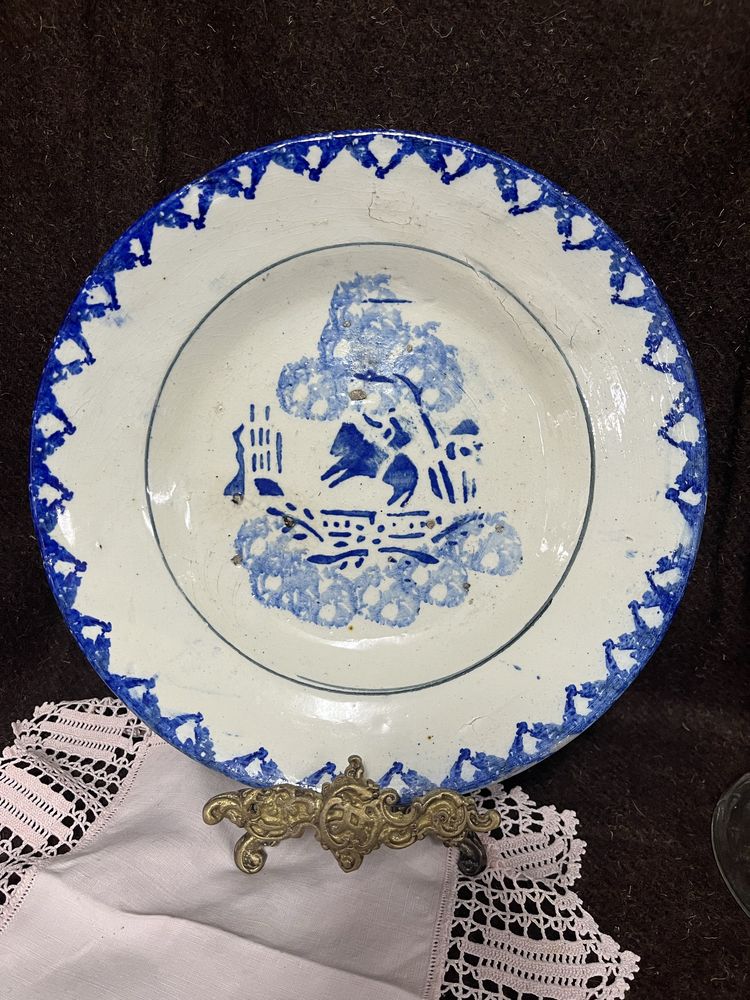 Prato antingo faiança