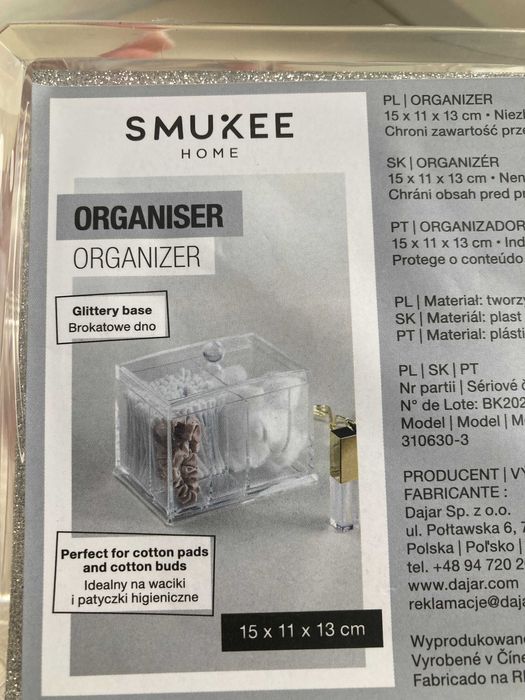 Organizer zamykany na kosmetyki np szminki lakiery kremy