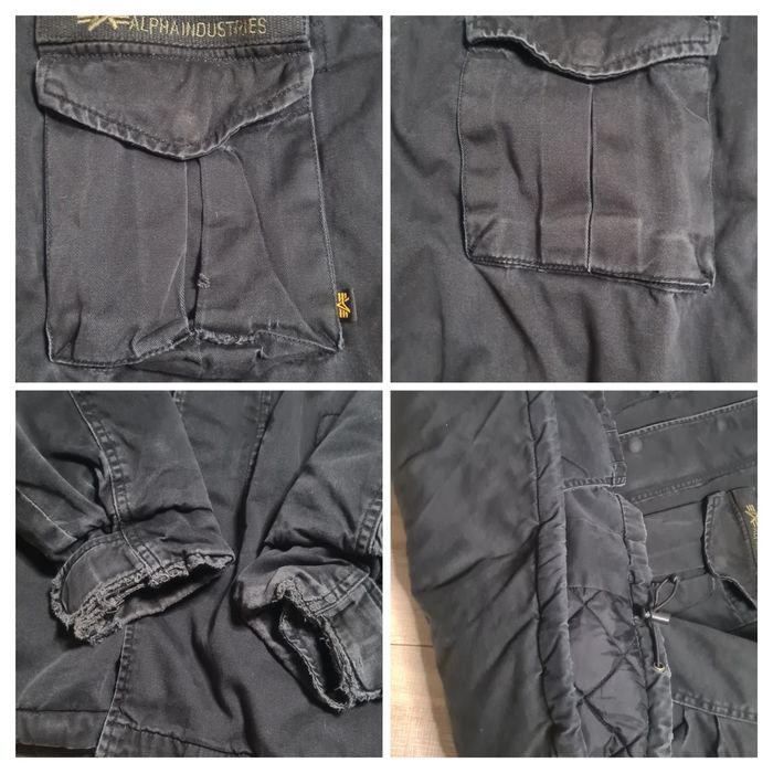 Kurtka Alpha Industries 59. Knoxville. Tennessee USA. Czarna. Vintage