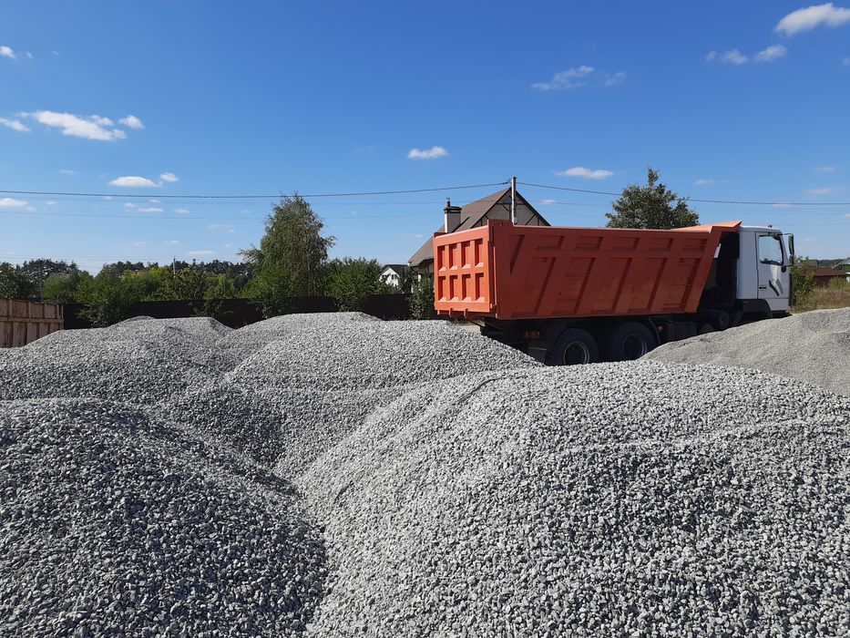 Щебень песок гранотсев щпс з доставкою низькі ціни