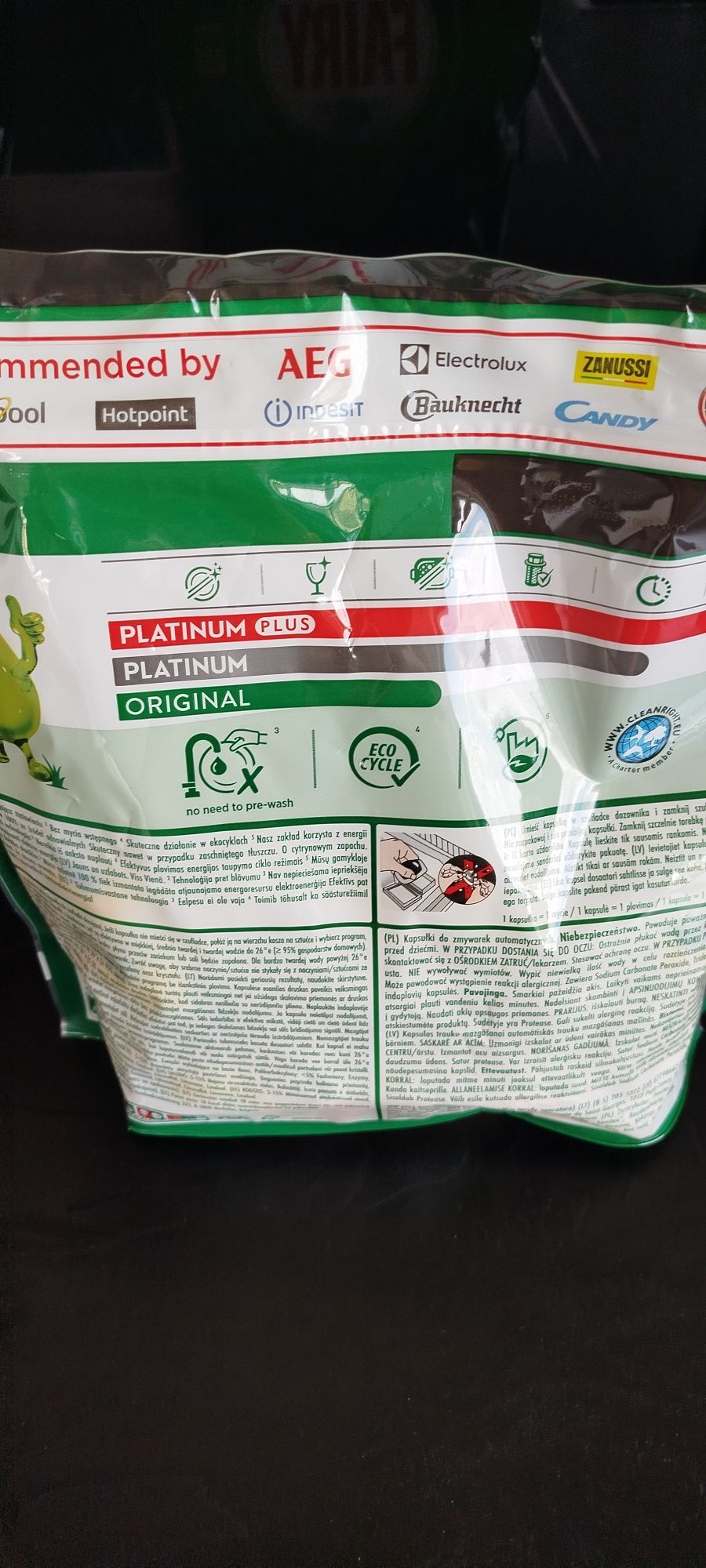 Kapsułki do zmywarek Fairy 100 sztuk Nowe