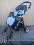 Bebecar Vogue color modelo Ip Op Azul com oferta de um ovo Bebecar