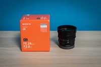 Obiektyw Sony FE 24mm f2.8 G SEL24F28G Praktycznie nowy na gwarancji