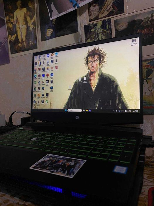 Ноутбук Hewlett Packard Pavilion Gaming 15 Ryzen 16/512GB GTX 1650Ti