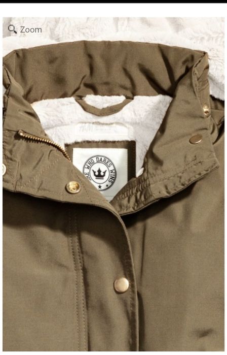 Куртка-парка для дівчинки.  На теплу зиму 140 см