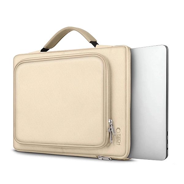 Torba Tech-Protect Basic Bag na laptopa 13-14" - beżowa
