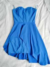 Niebieska sukienka xs