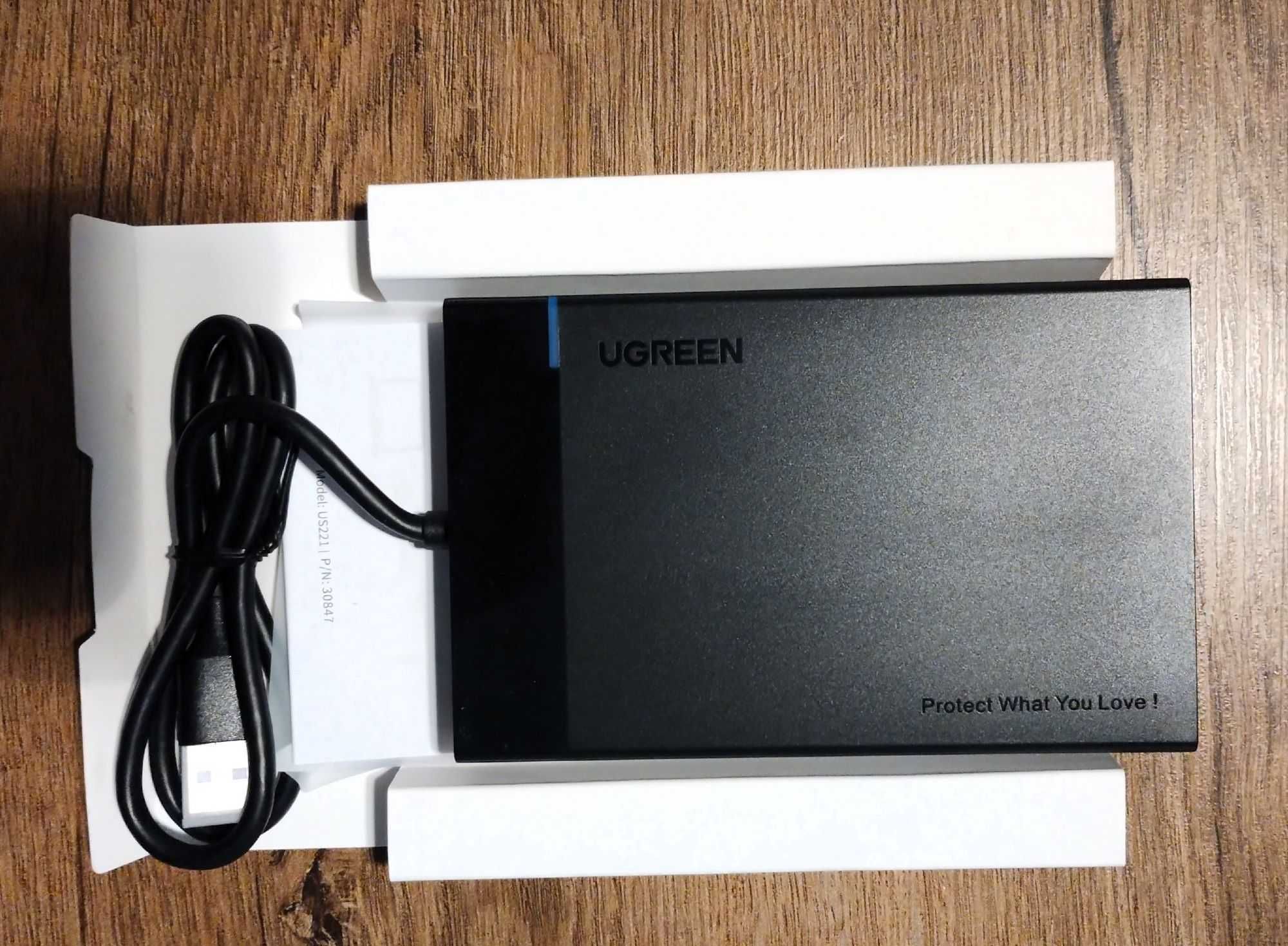 Ugreen kieszeń obudowa na dysk HDD SSD obudowa dysku SATA 2,5 USB 3.0