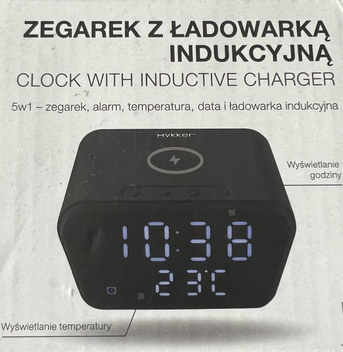 zegarek z ładowarką indukcyjną