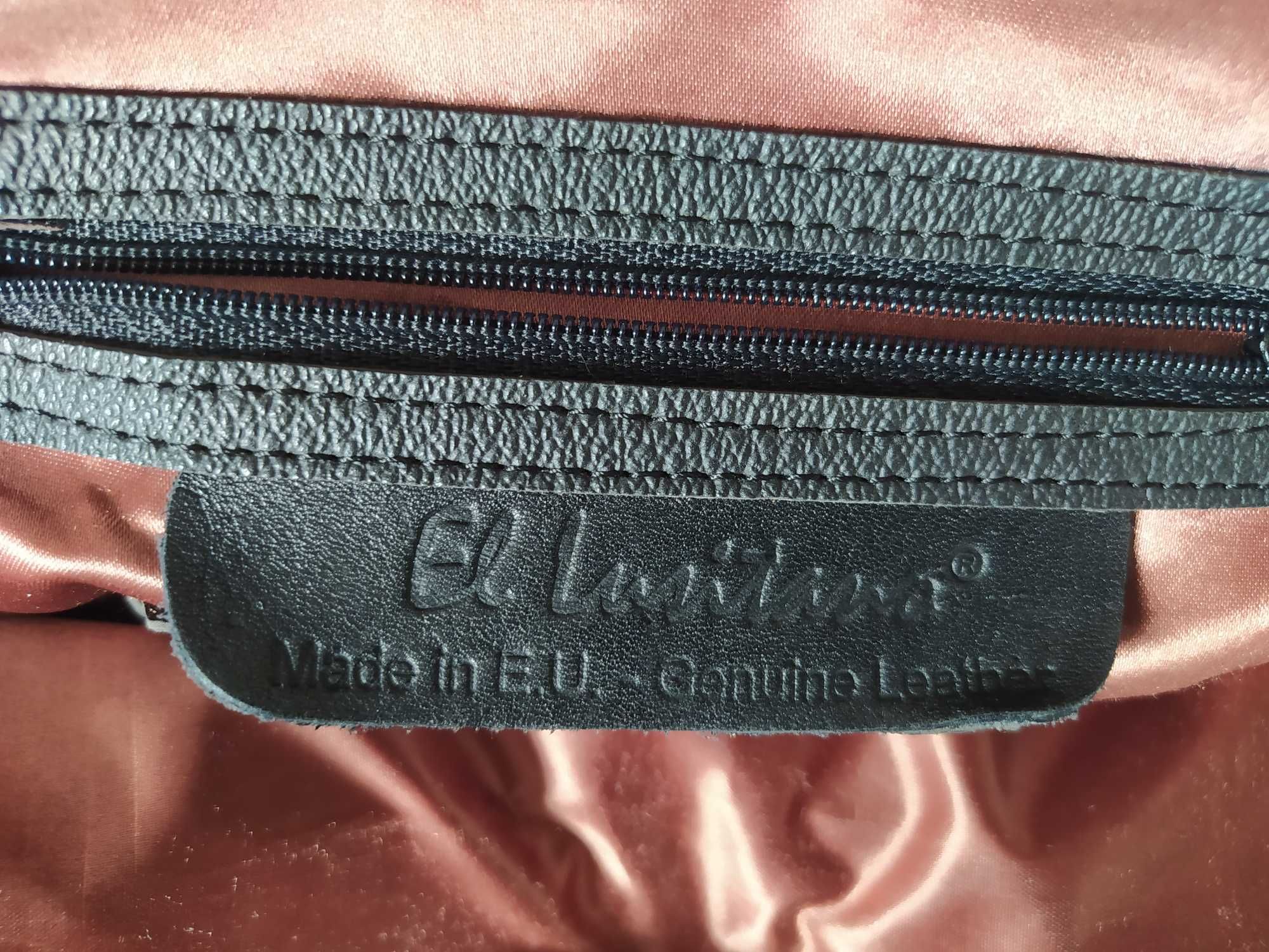 Mala El Lusitano - estilo mochila, preta