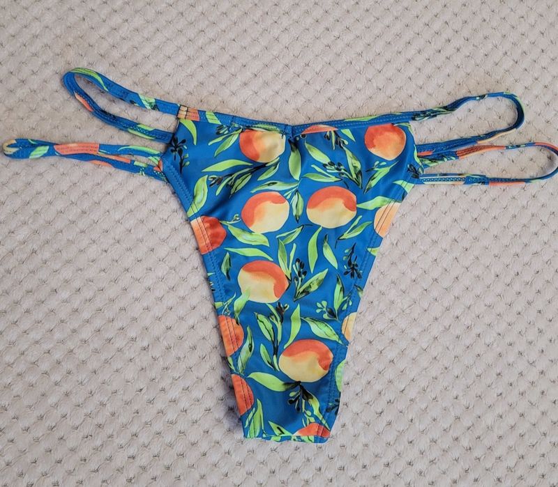 Nasty Gal Nowy dół majtki od bikini stroju kąpielowego owocowy print