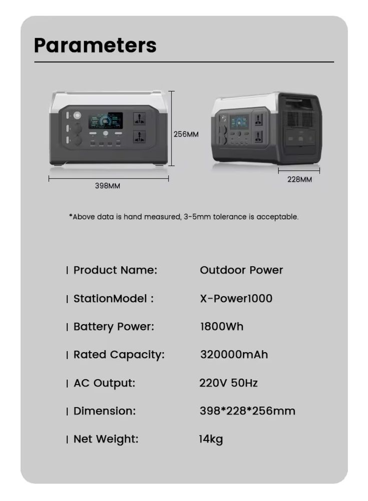 Зарядна станція CTOLITY XPower 1000-1800W 1024Wh LiFePo4