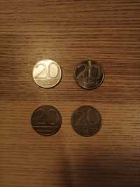 Monety 20 zł. 1990 r.