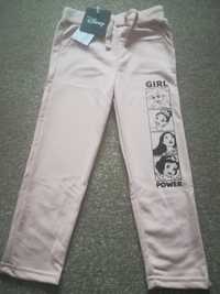 Nowe spodnie dresowe dla dziewczynki rozmiar 104