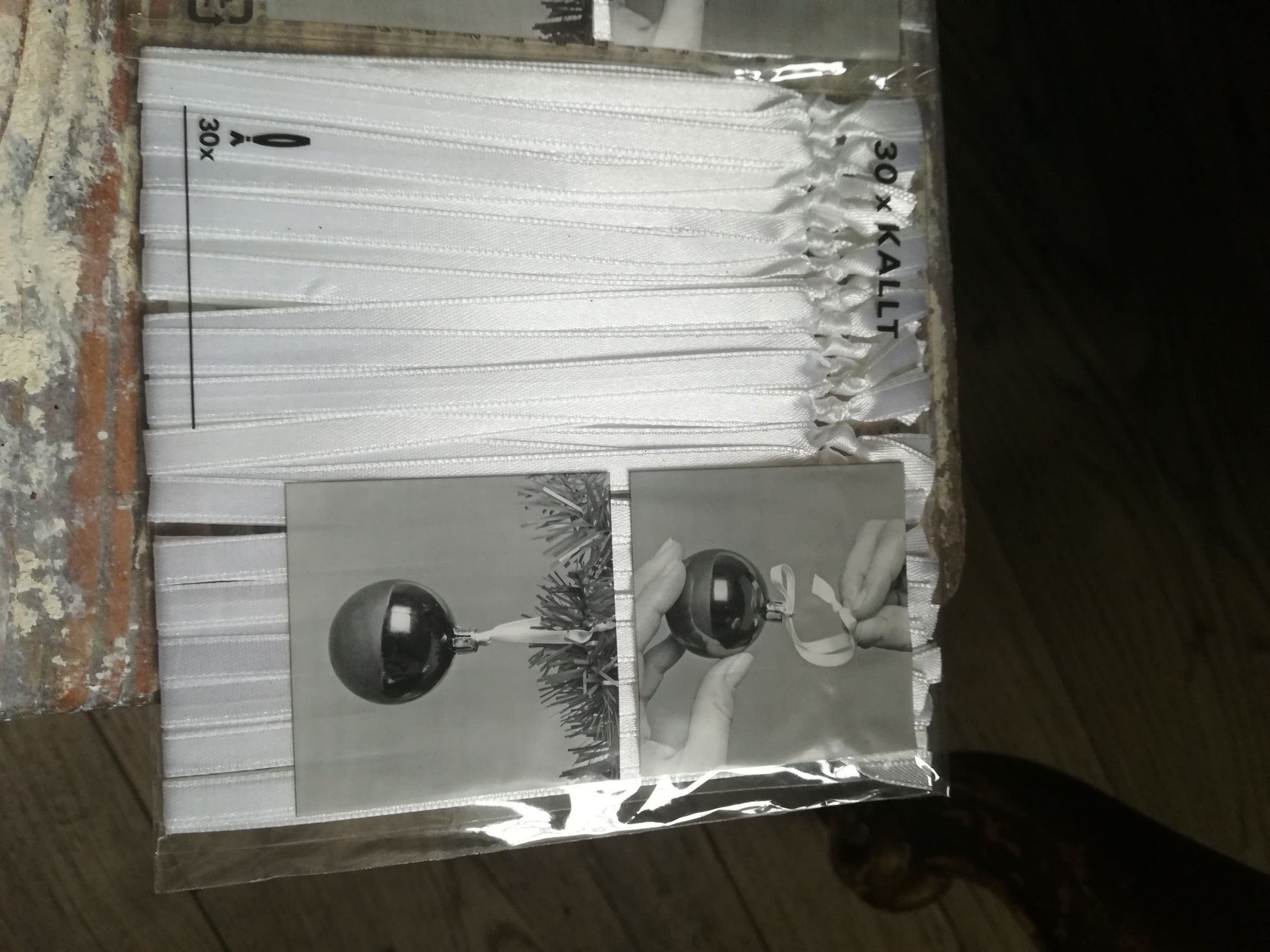Bombki ozdoby Ikea Święta  zawieszki sznureczki klipsy