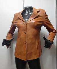 Курточка Montaza куртка пиджак кожа коричневый цвет