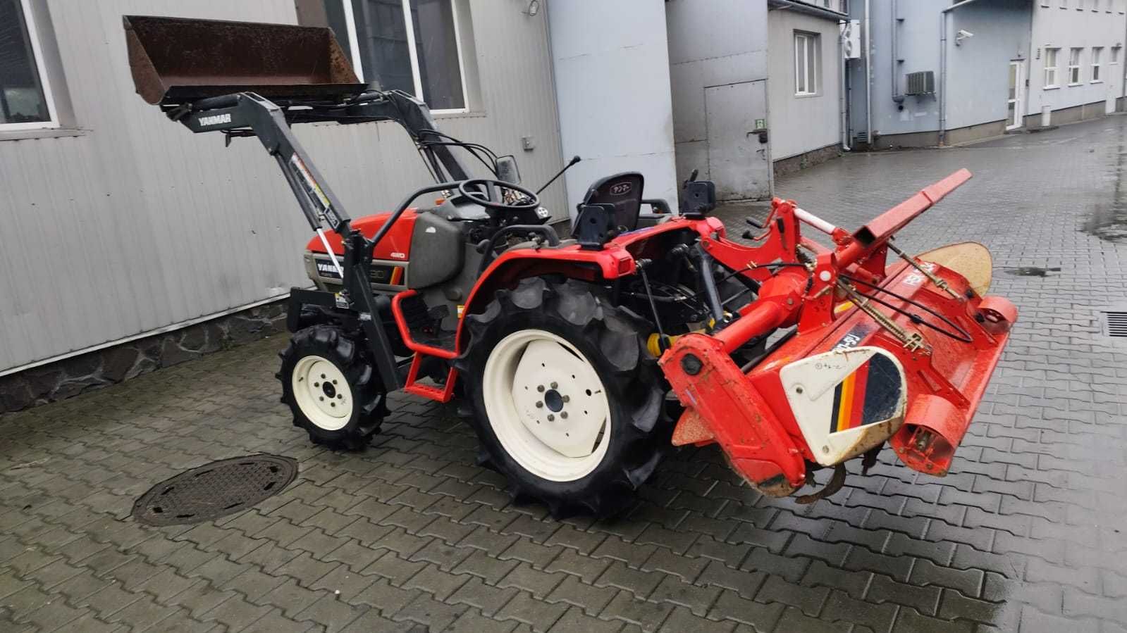 Yanmar F230 z turem i glebogryzarką