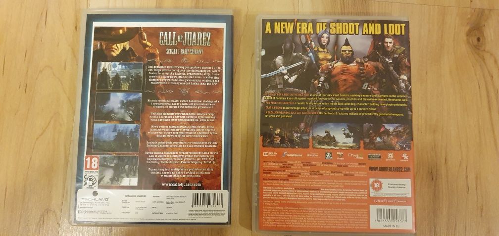 Call of Juarez i Borderlands 2 retro PC gra