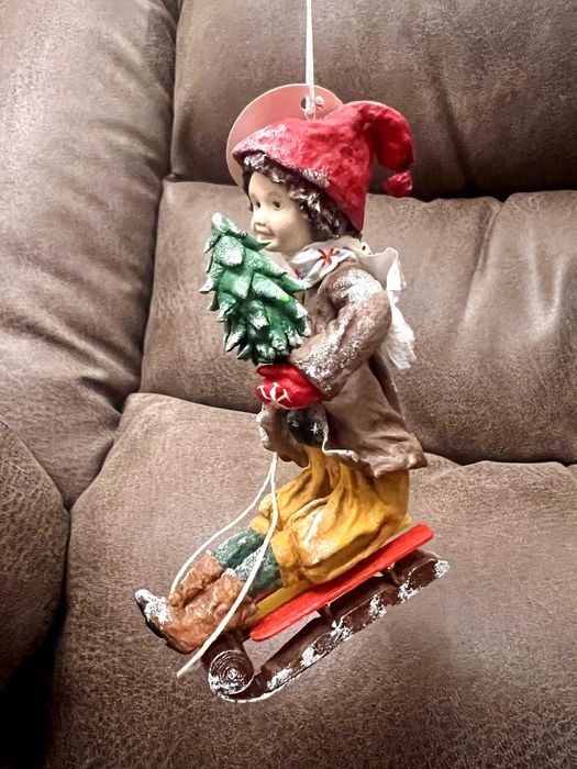 Новорічні іграшки ручної роботи. Ватні іграшки. Новогодние игрушки.