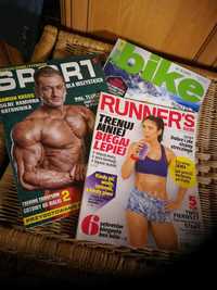 Zestaw trzech magazynów sportowych