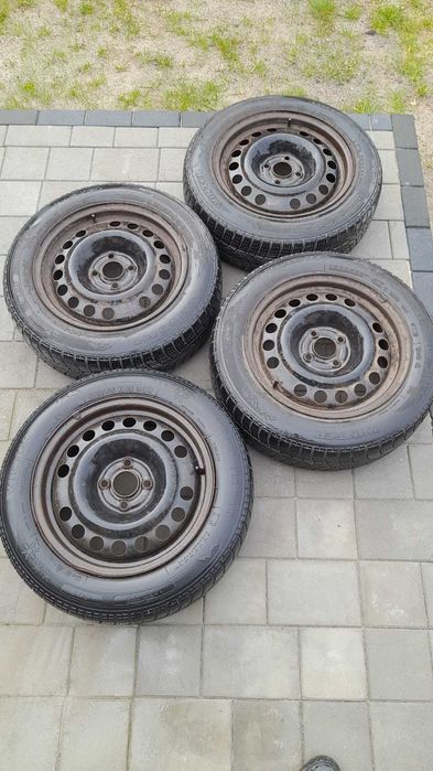 Opony zimowe z felgami stalowymi 4x100 TAURUS 175/65 R15