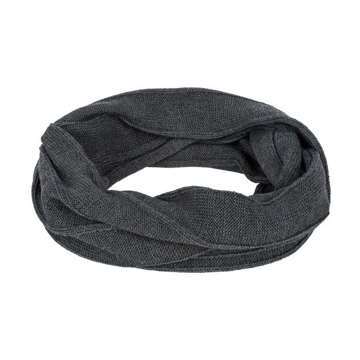 Zestaw zimowy męski ZZ-08-GR czapka A-08 i komin wełniany D-09