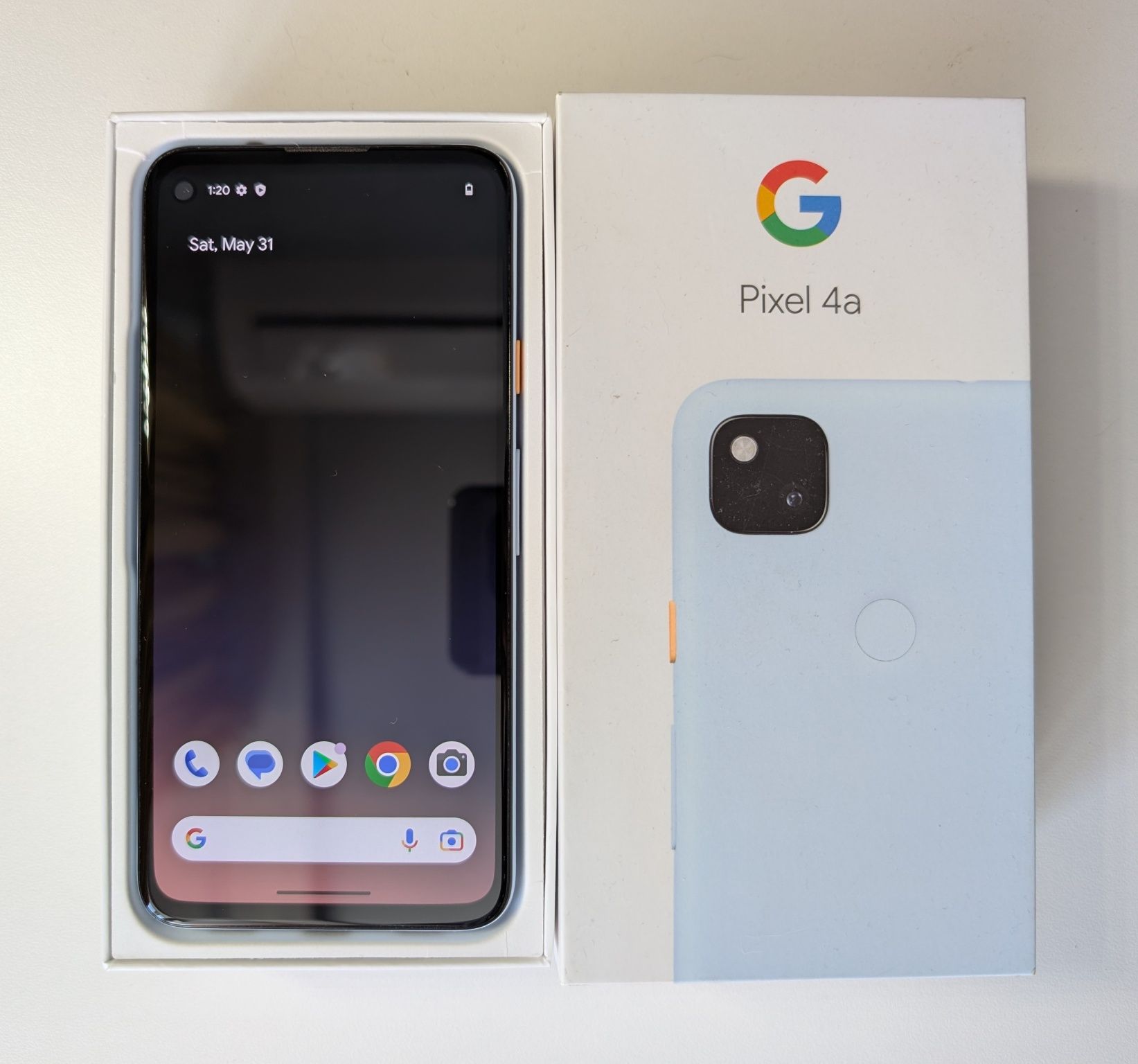 Google Pixel 4a Barely Blue 6/128Гб Neverlock + чохол