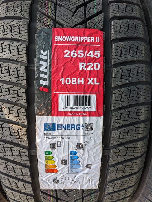 Нові 265/45R20	 ILink Snowgripper II 108H XL зимові шини (4шт)