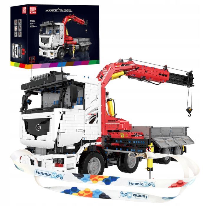 Klocki 8238 el. Ciężarówka pneumatyczna zdalna Mould King 19002
