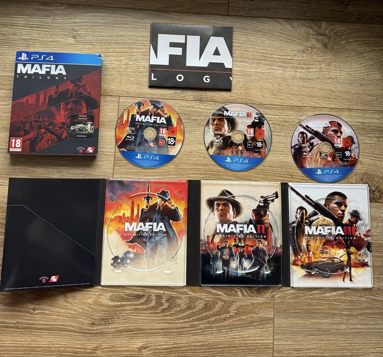 Gra Mafia Trylogia Trilogy 3w1 Polska PL Plakat Playstation 4 Ps4 Ps5