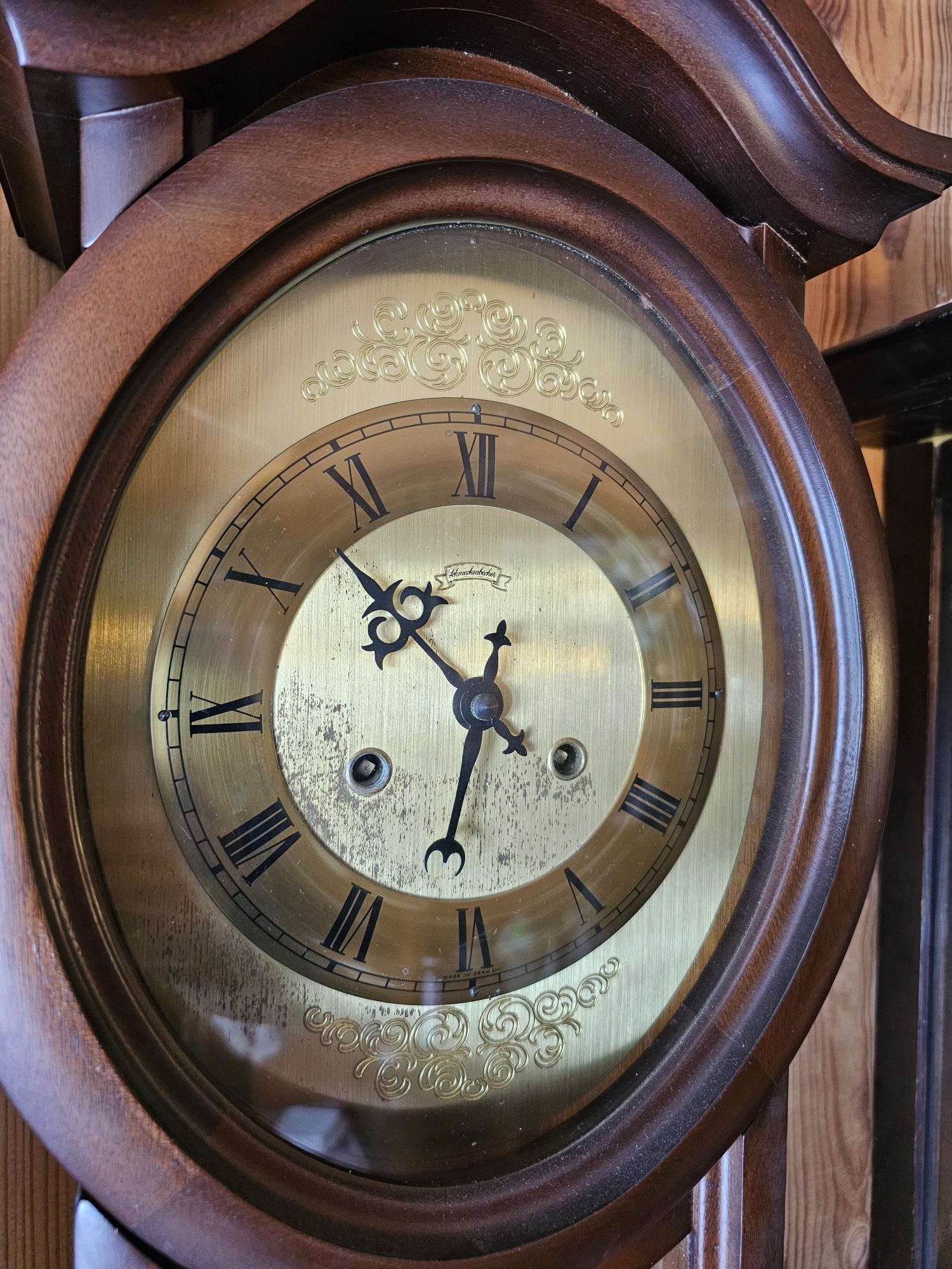 Zegar wiszący ścienny mechaniczny Hermle #672 Stylowy Węgrów