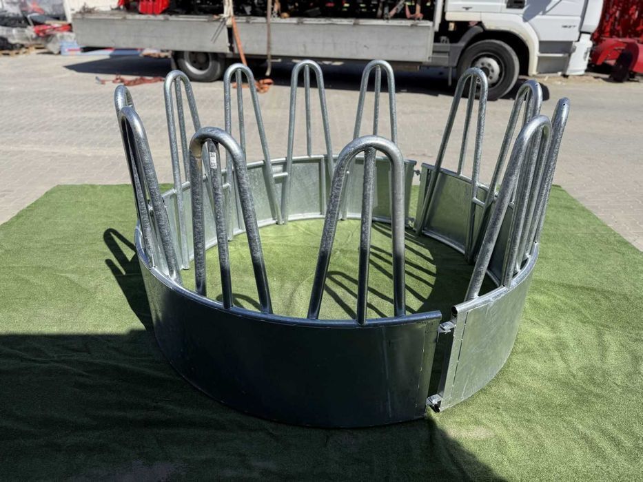 Paśnik dla bydła koni okrągły 9 12 18 stanowisk do krów łąkowy