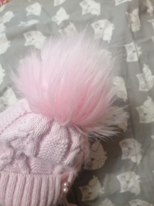 Шапочка зимова для дівчинки 48-50