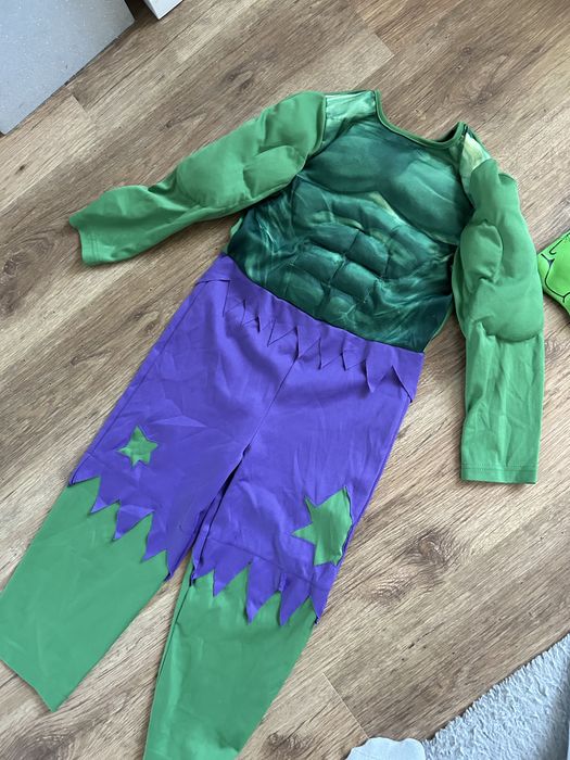 Kostium przebranie maska HULK r 122 hm