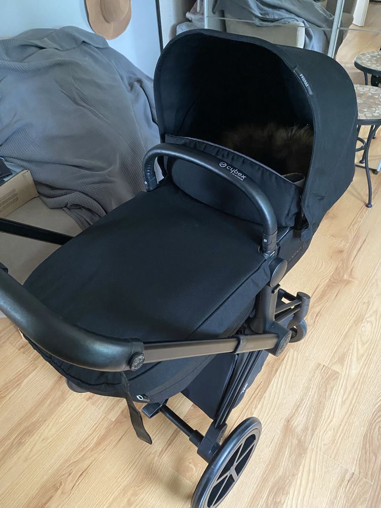 Wózek 3w1 plus dodatki Cybex Priam