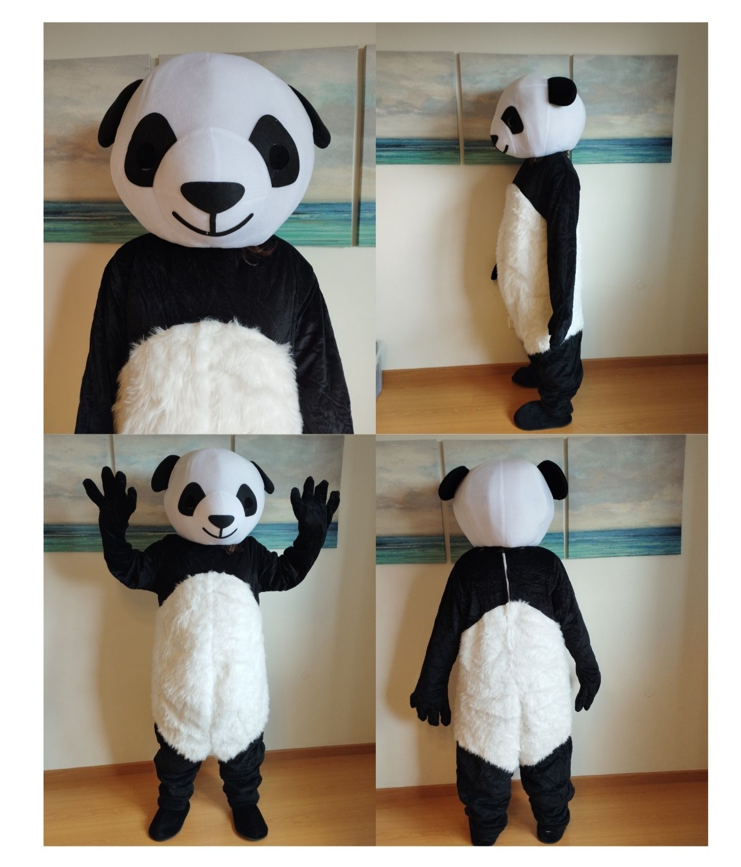 Mascotes Panda e Coelho