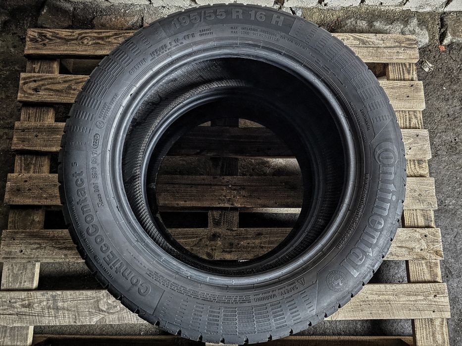 Пара 195/55r16 Continental | 2023 | 8мм | Стан нових | Преміум шини
