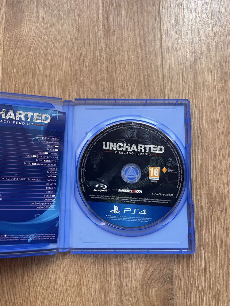 Unchated o legado perdido ps4