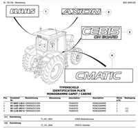 Katalog części Claas Axion 810 ; Axion 820 ; Axion 830 | 840 | 850