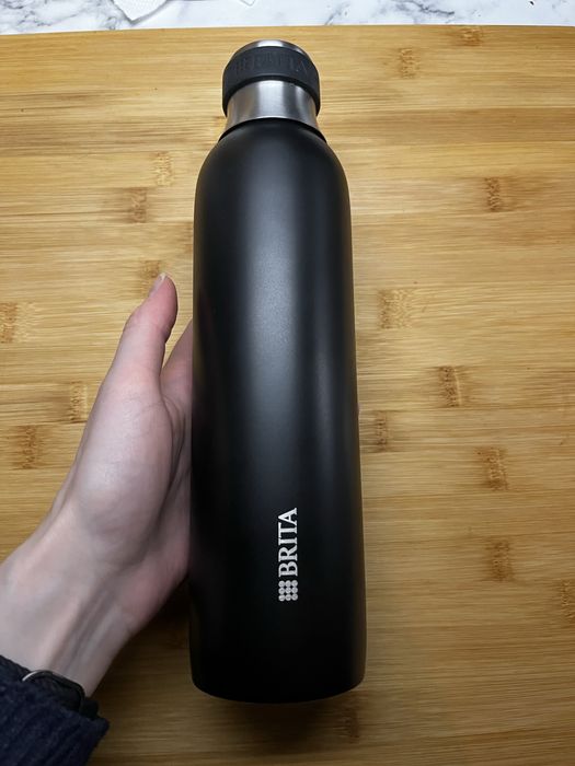 Nowa butelka termiczna brita czarna 0,65l