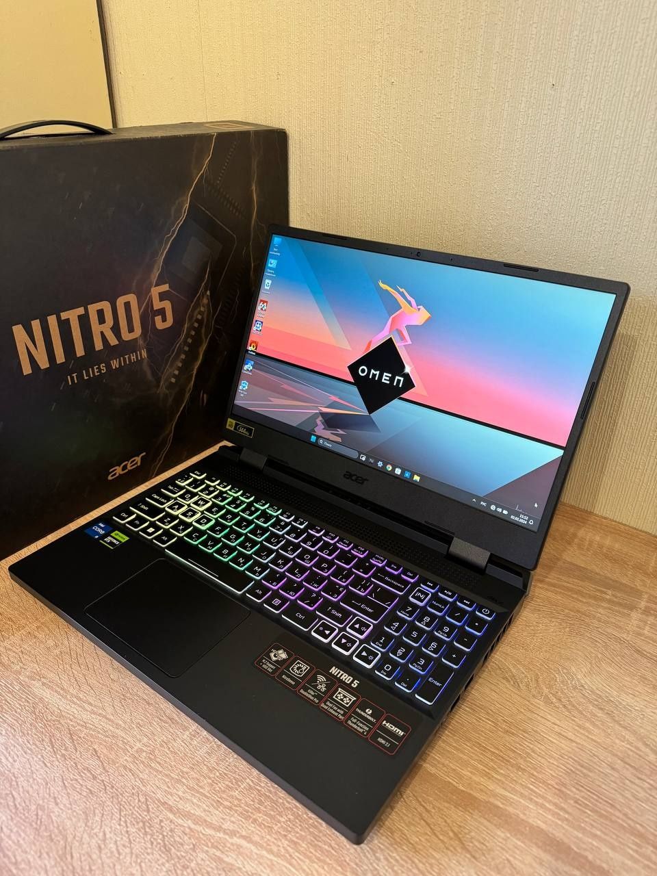 Продам новый игровой ноутбук Асer Nitro-5 (i7-12650H/RTX4050 140W)
