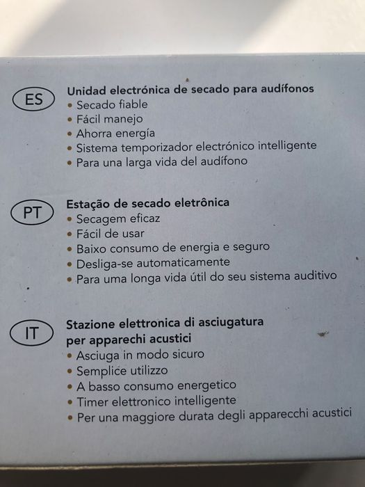 Desumidificador aparelho auditivo