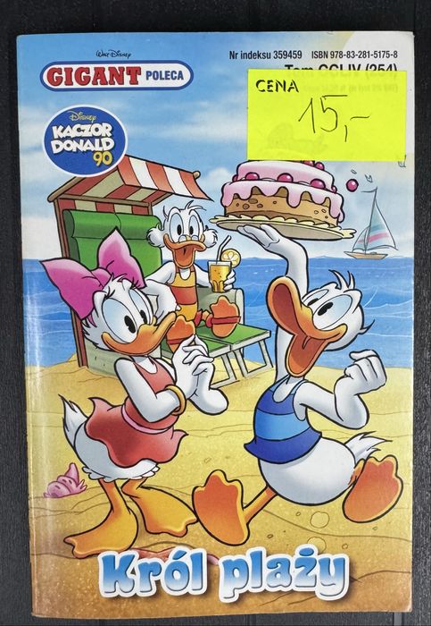 komiks z serii "Gigant Poleca" , zatytułowany "Król plaży”  Tom 5/2024