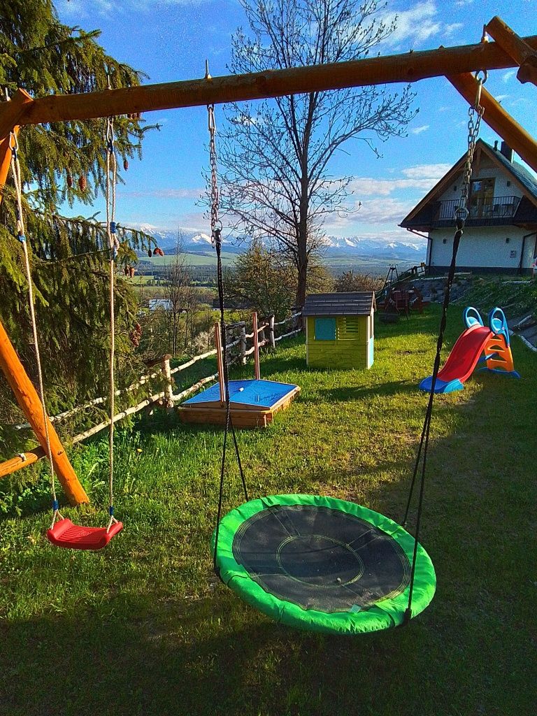 Magiczne Widoki domek w górach z widokiem na Tatry i Jezioro Czorsztyn