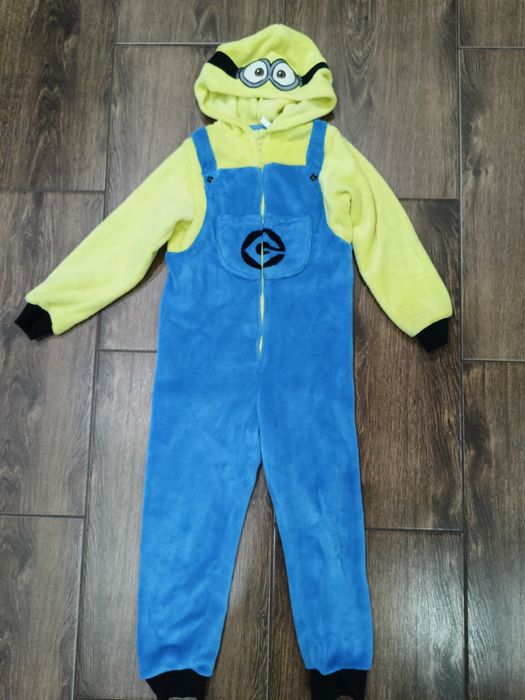 Minionek strój karnawałowy, przebranie H&M rozm 122-128