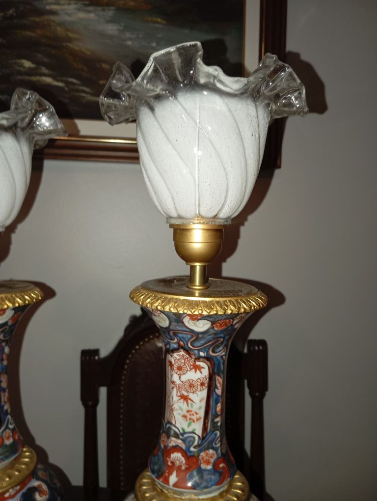Candeeiros Vintage de Porcelana
