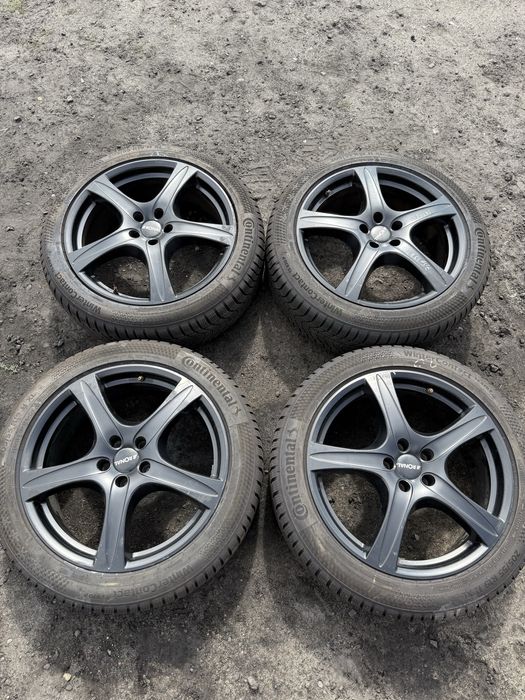 Komplet kół zimowych 5x108 Citroen Peugeot 205/55/19 Continental