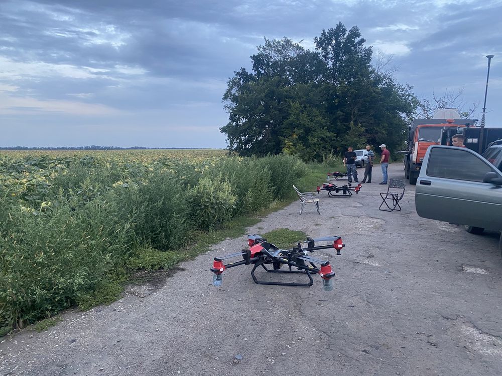 Опрыскивание агродронами, сзр, удобрения, десикация