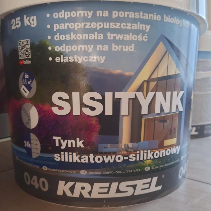 Tynk sylikatowo-silikonowy Kreisel