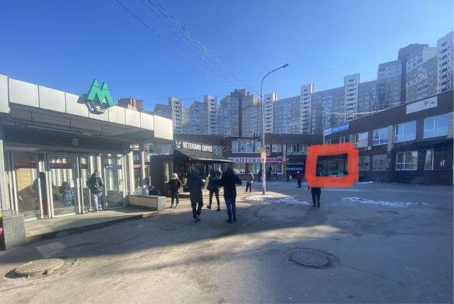 Аренда Глушкова 31а фасад метро Теремки нежилое помещение 120 м.